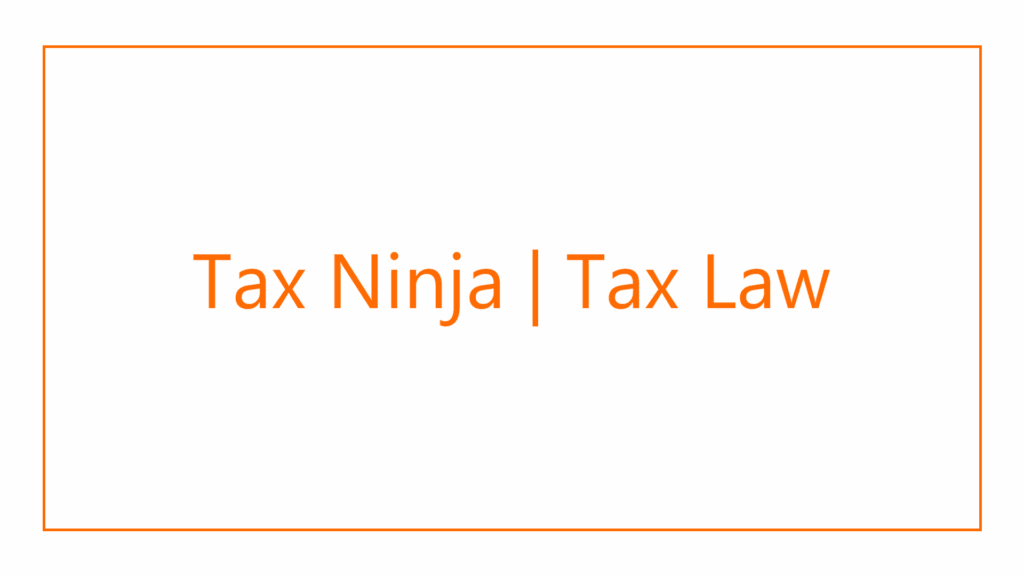 tax-ninja-tax-law